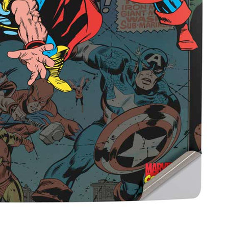 Marvel Classic Comics Avengers Assemble PS5 Digital Edition Console Skin